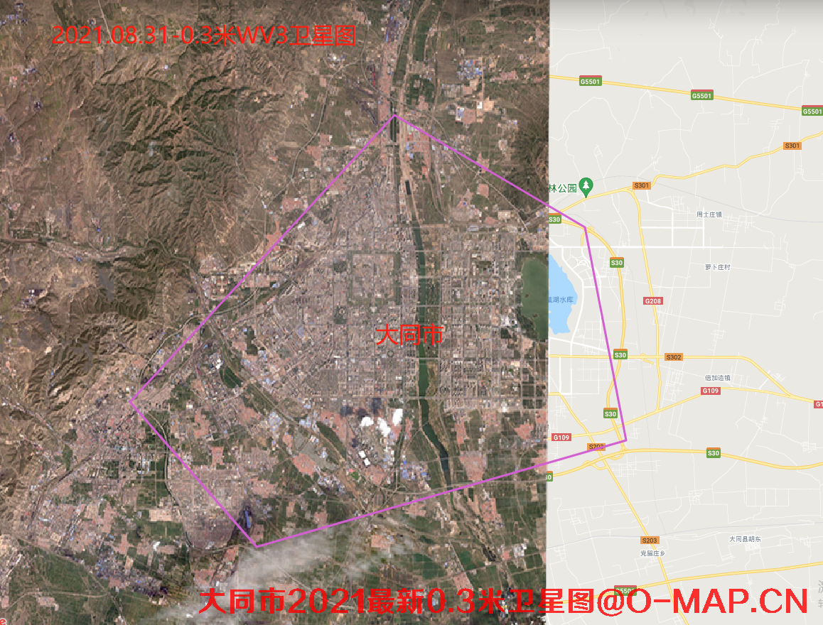 大同市最新高清地图，古都脉络与变迁探索